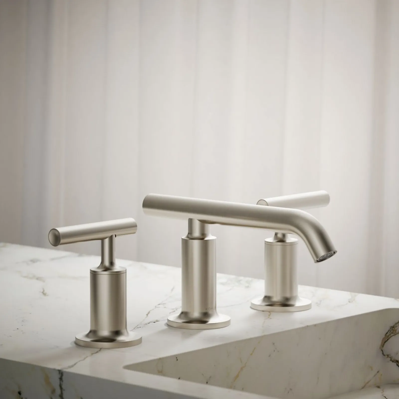 Widespread bathroom sink faucet with Lever handles, 1.2 gpm^Kohler