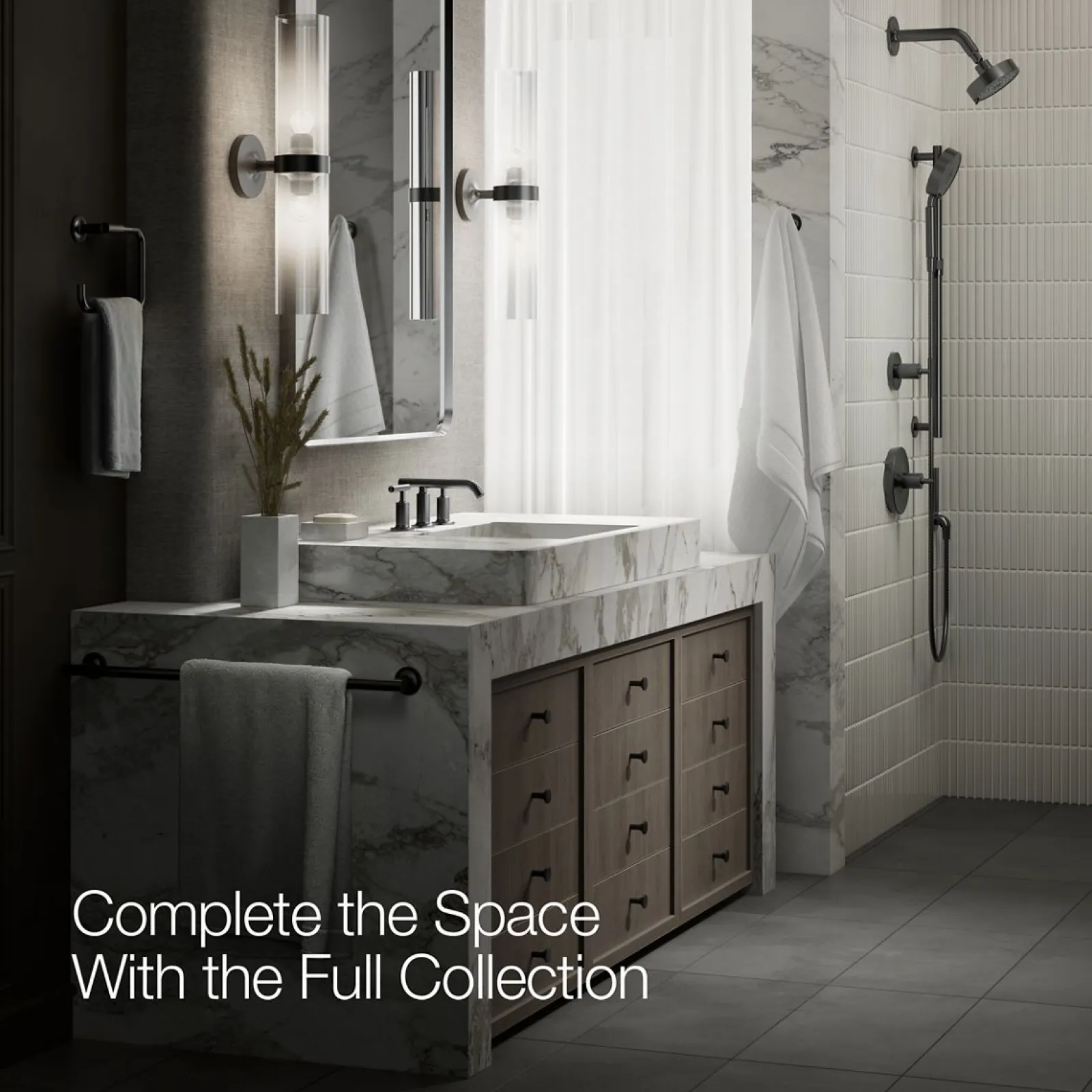Widespread bathroom sink faucet with Lever handles, 1.2 gpm^Kohler