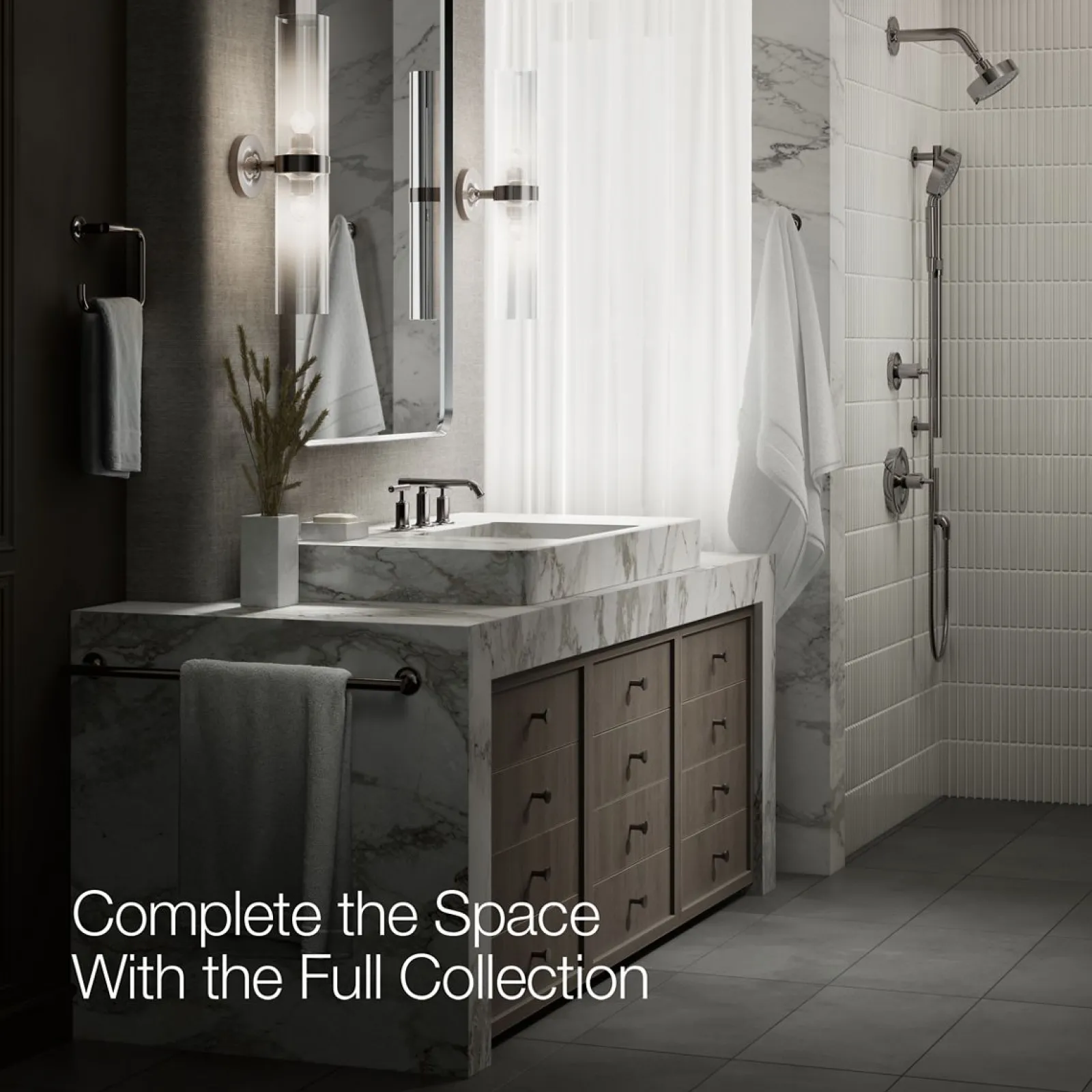 Widespread bathroom sink faucet with Lever handles, 1.2 gpm^Kohler