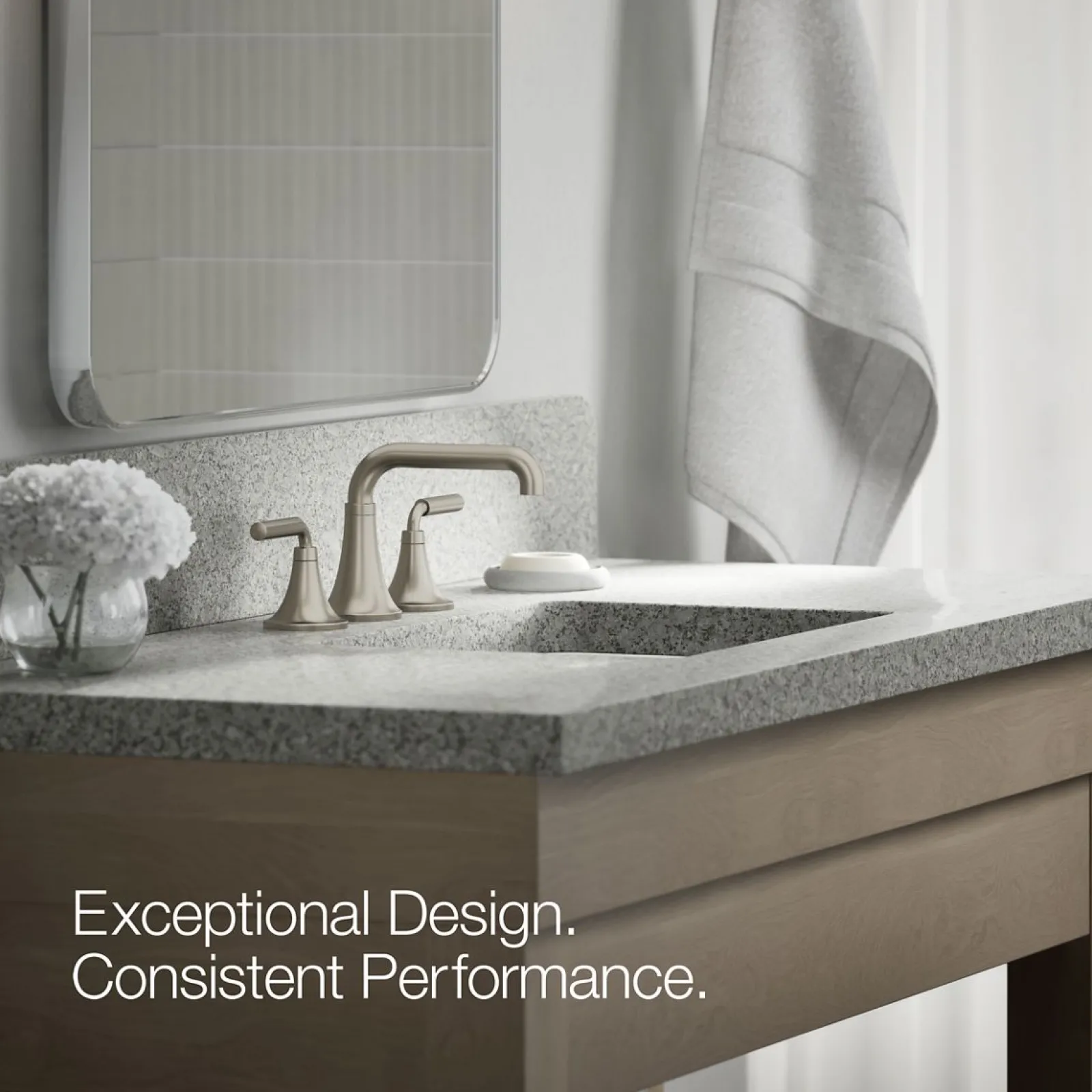 Widespread bathroom sink faucet, 0.5 gpm^Kohler Sale