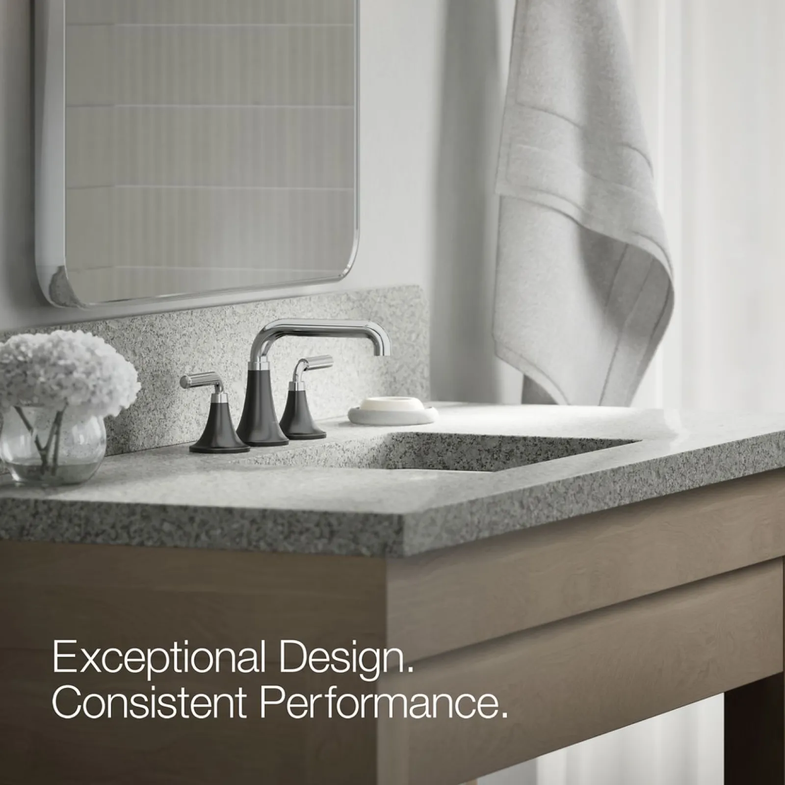 Widespread bathroom sink faucet, 0.5 gpm^Kohler Sale