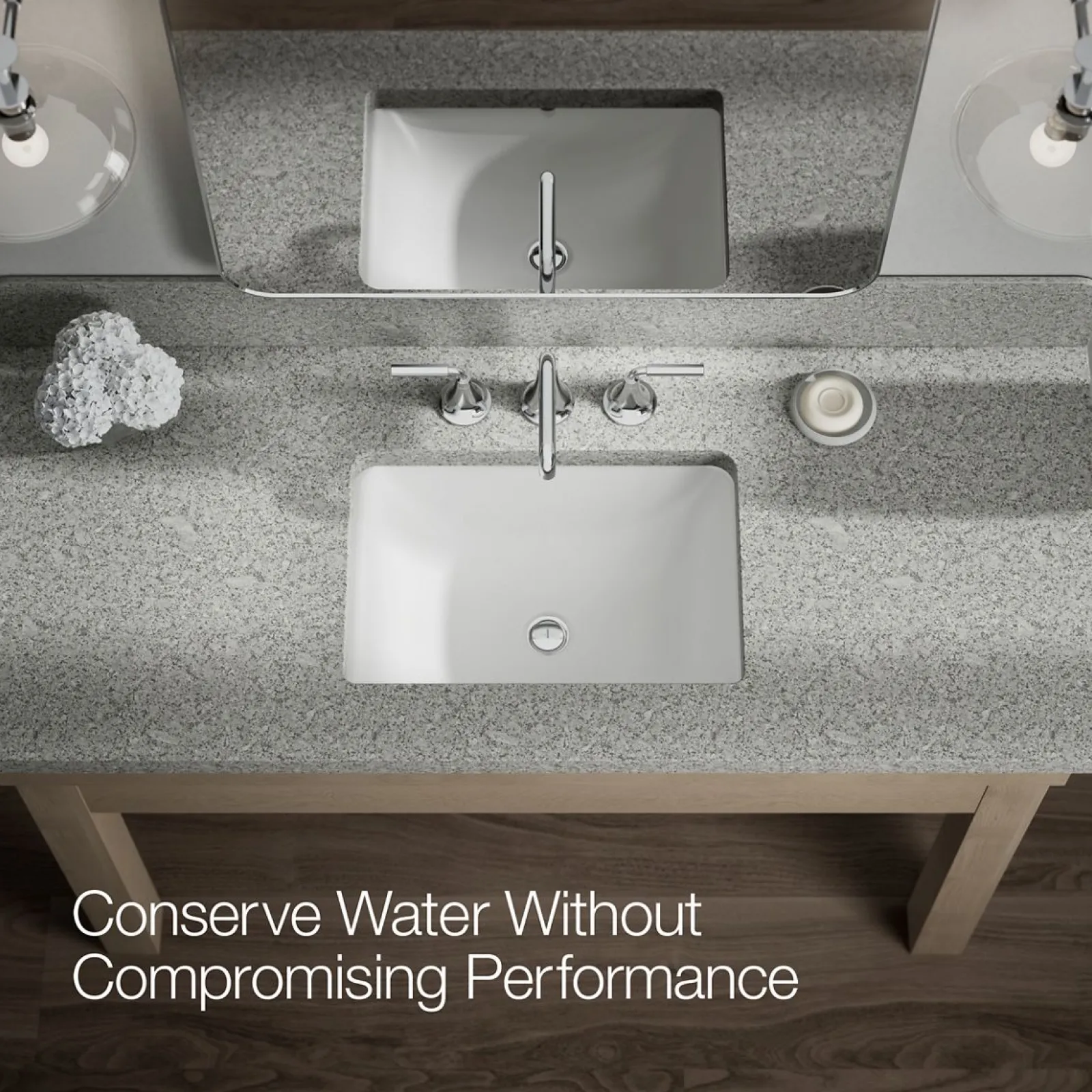 Widespread bathroom sink faucet, 0.5 gpm^Kohler Sale