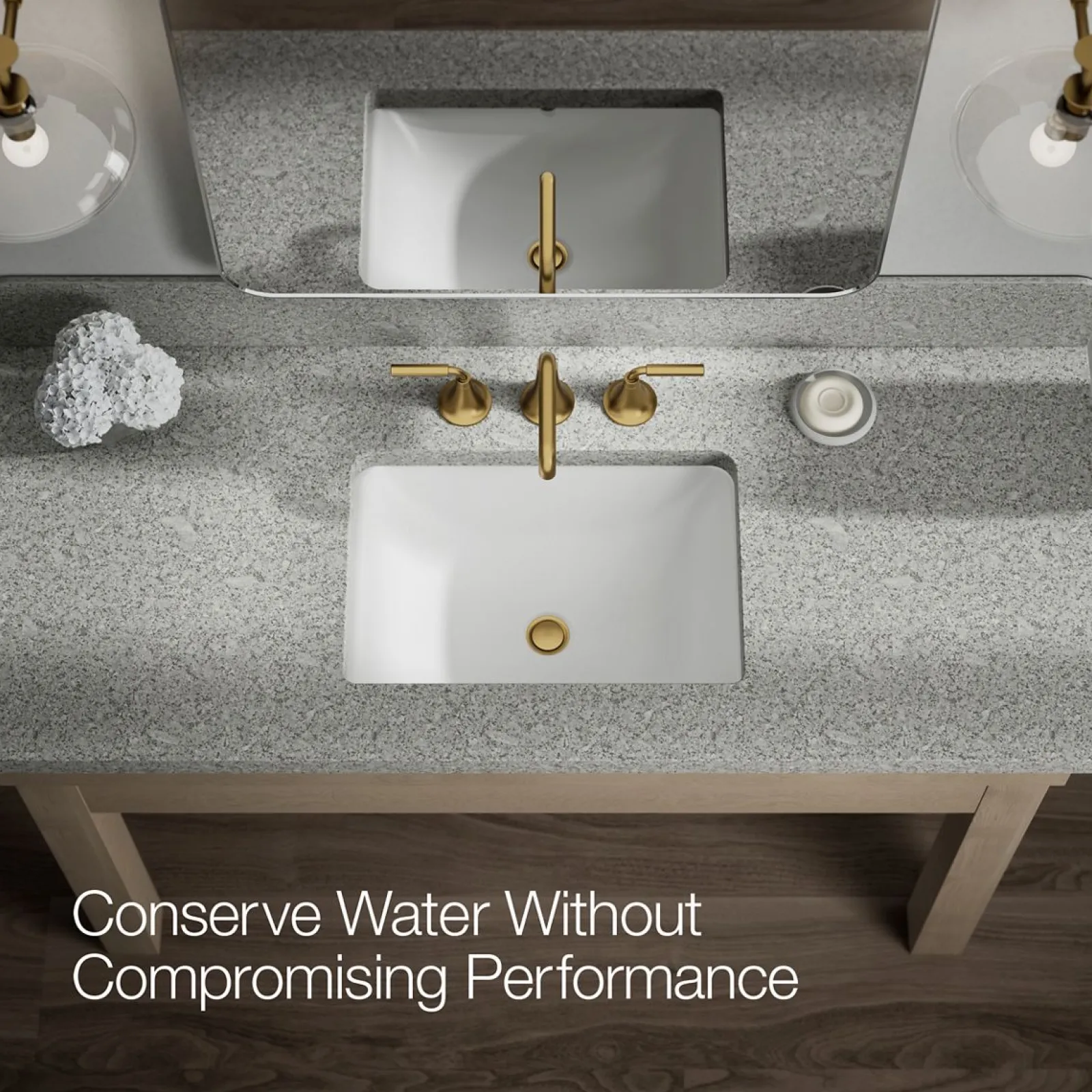Widespread bathroom sink faucet, 0.5 gpm^Kohler Sale