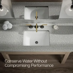 Widespread bathroom sink faucet, 0.5 gpm^Kohler Sale