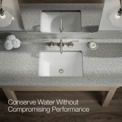 Widespread bathroom sink faucet, 0.5 gpm^Kohler Sale