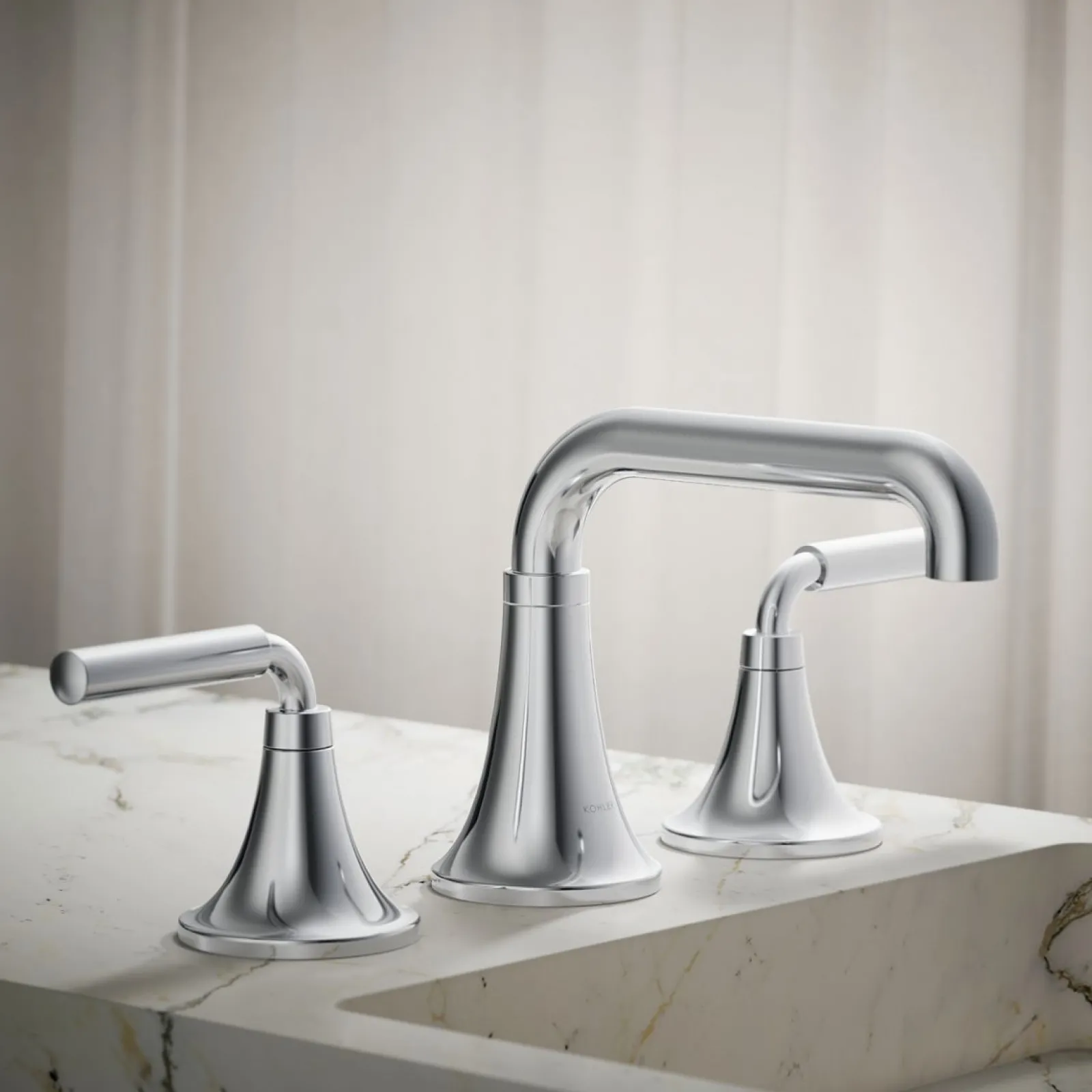Widespread bathroom sink faucet, 0.5 gpm^Kohler Sale