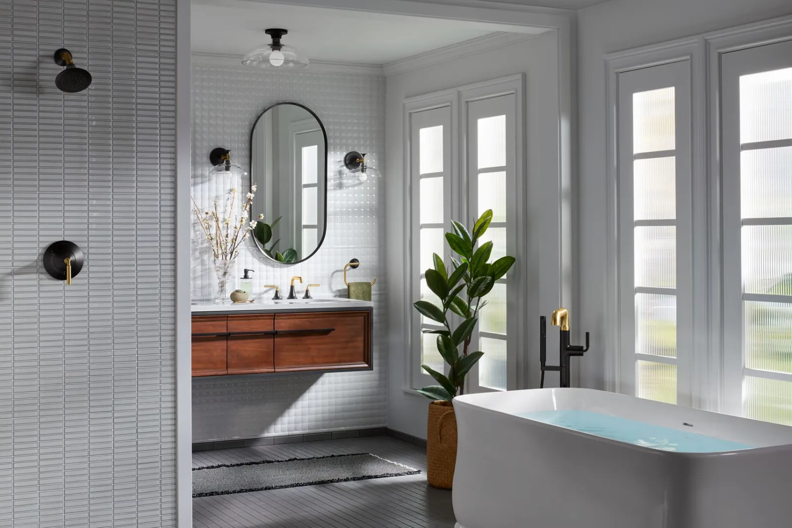 Widespread bathroom sink faucet, 0.5 gpm^Kohler Sale