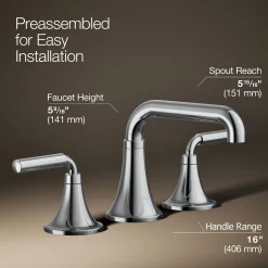 Widespread bathroom sink faucet, 1.2 gpm^Kohler Online