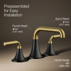 Widespread bathroom sink faucet, 1.2 gpm^Kohler Online