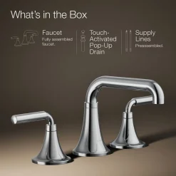 Widespread bathroom sink faucet, 1.2 gpm^Kohler Online