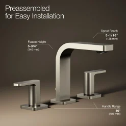 Widespread bathroom sink faucet, 1.0 gpm^Kohler New