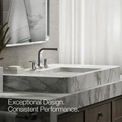 Widespread bathroom sink faucet, 1.0 gpm^Kohler New