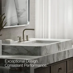 Widespread bathroom sink faucet, 1.0 gpm^Kohler New
