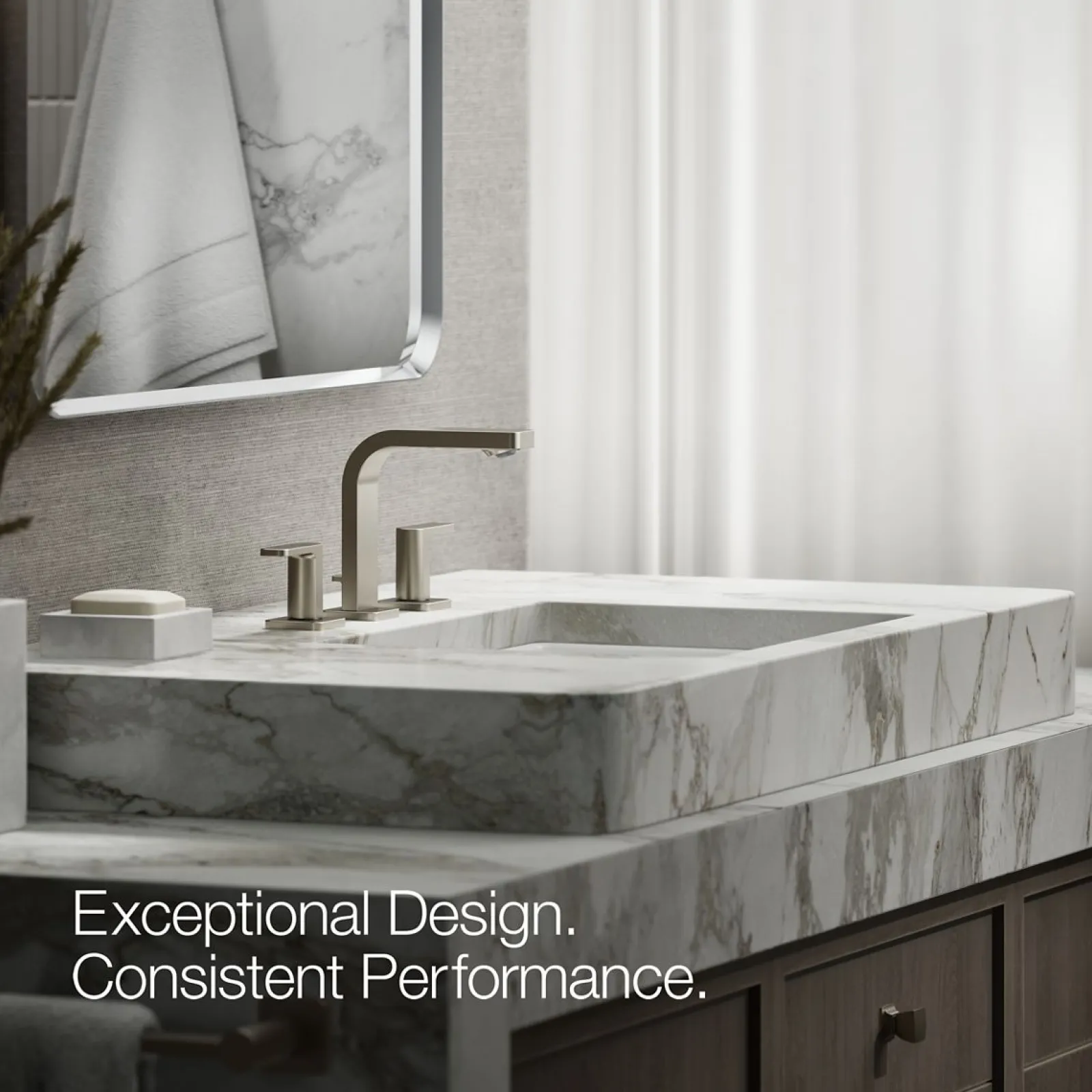 Widespread bathroom sink faucet, 1.0 gpm^Kohler New