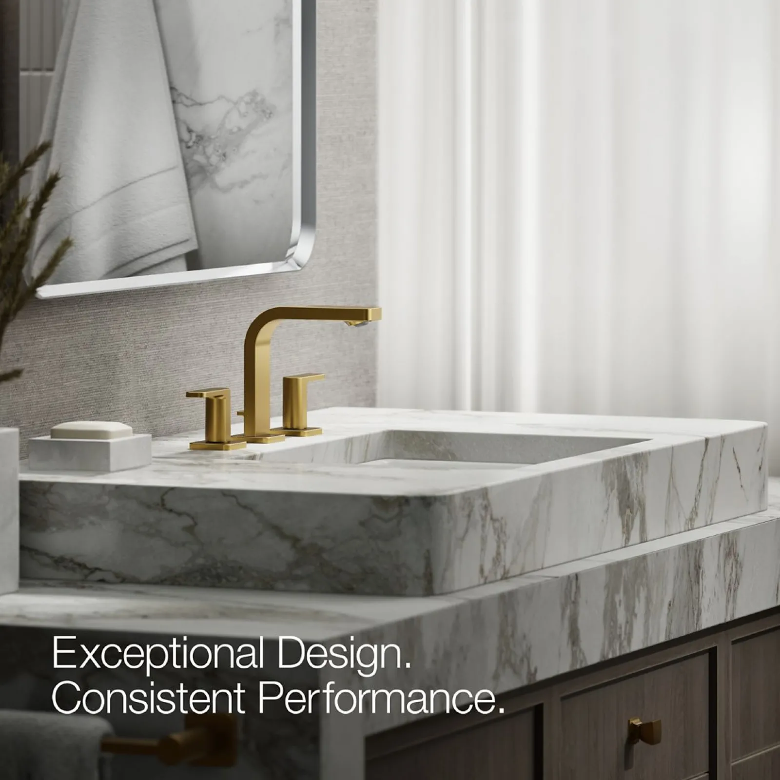 Widespread bathroom sink faucet, 1.0 gpm^Kohler New