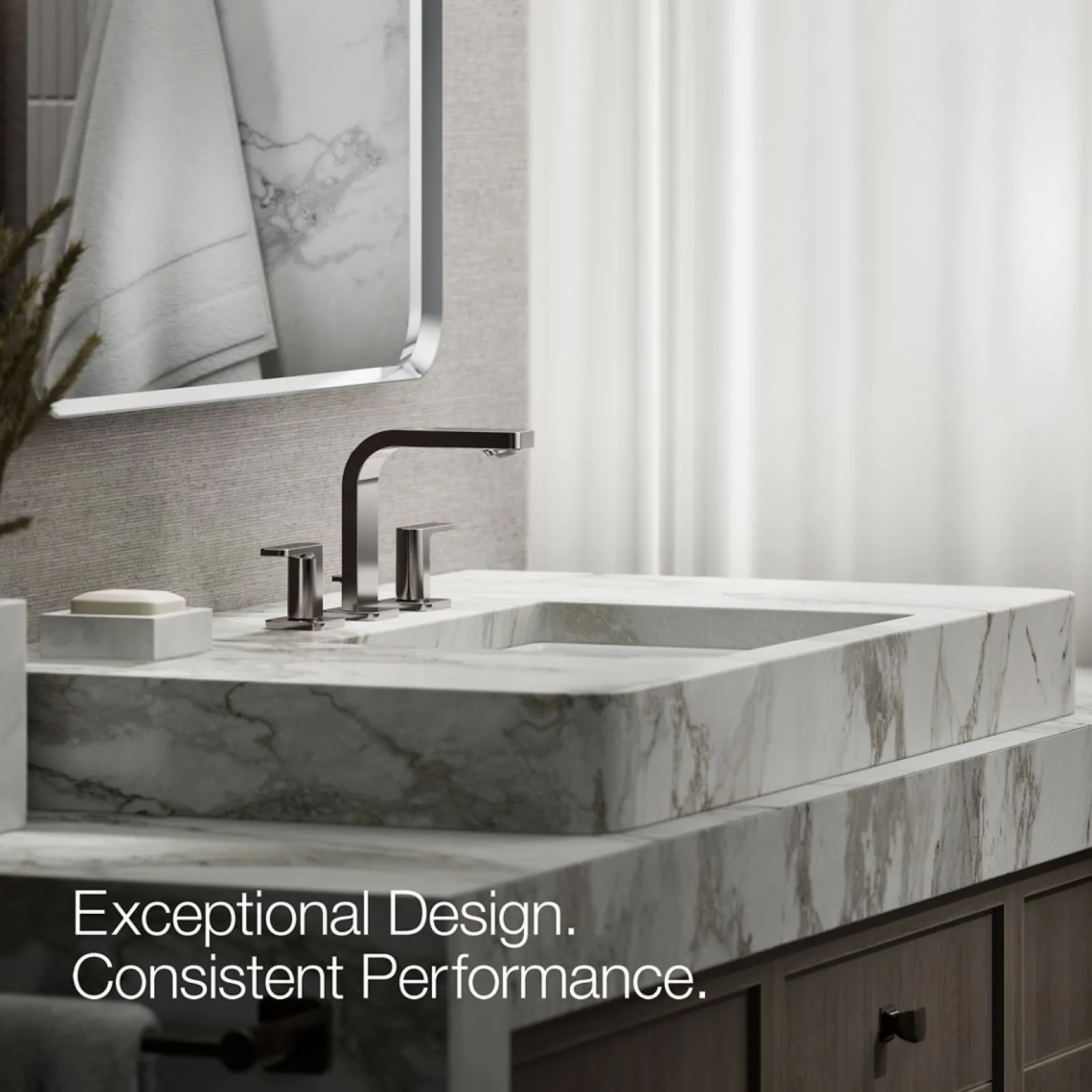 Widespread bathroom sink faucet, 1.0 gpm^Kohler New