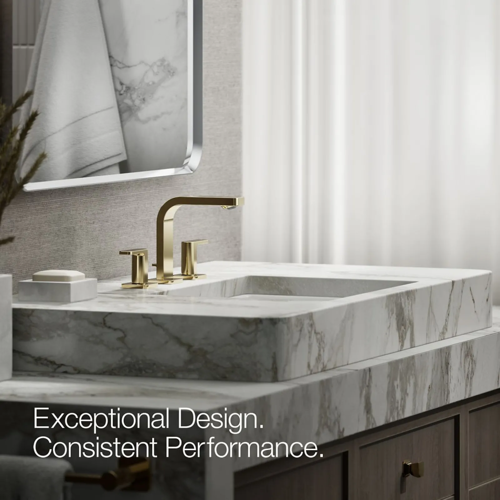 Widespread bathroom sink faucet, 1.0 gpm^Kohler New
