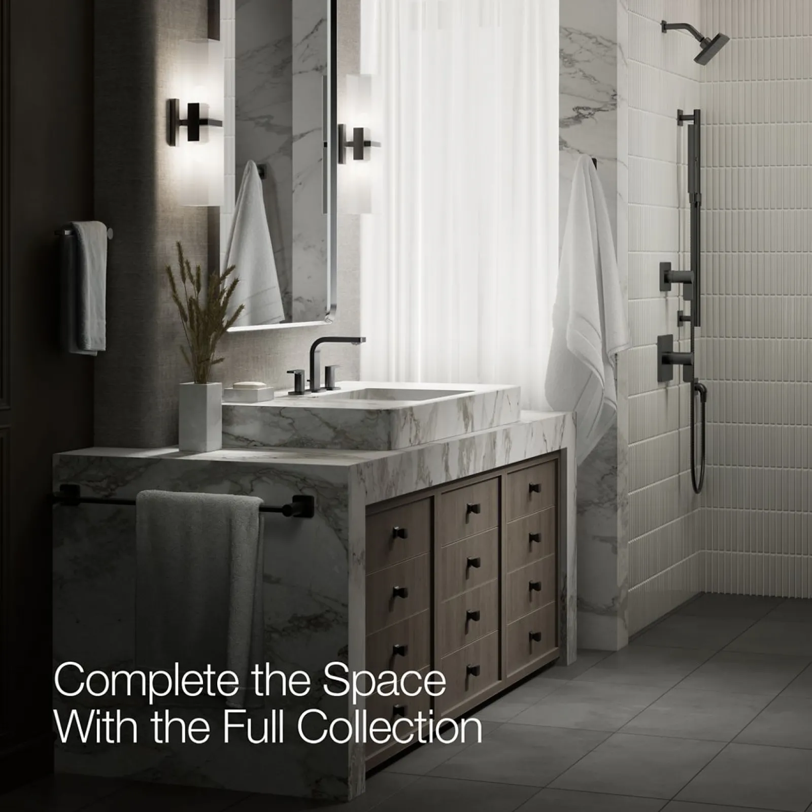 Widespread bathroom sink faucet, 1.0 gpm^Kohler New