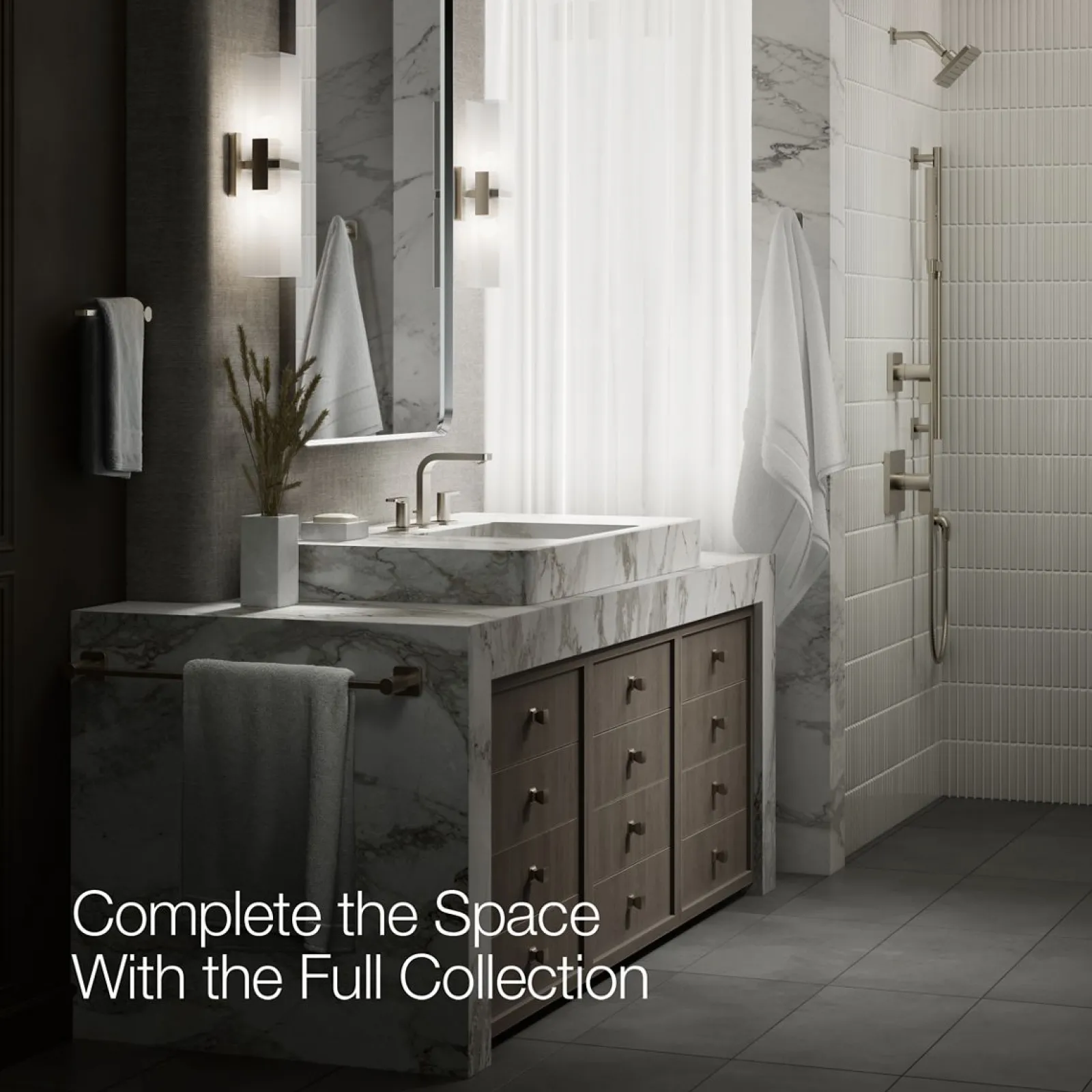 Widespread bathroom sink faucet, 1.0 gpm^Kohler New