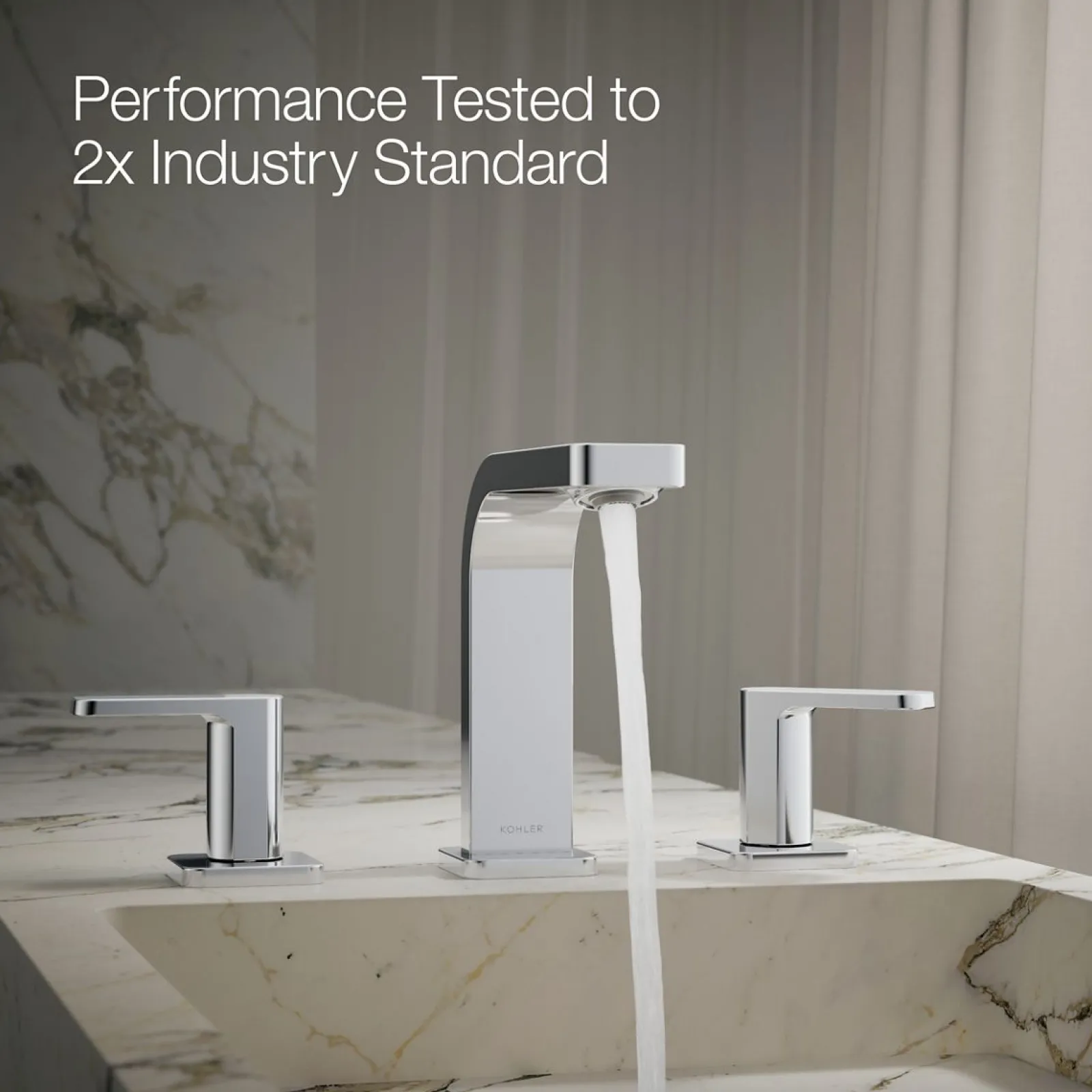Widespread bathroom sink faucet, 1.0 gpm^Kohler New