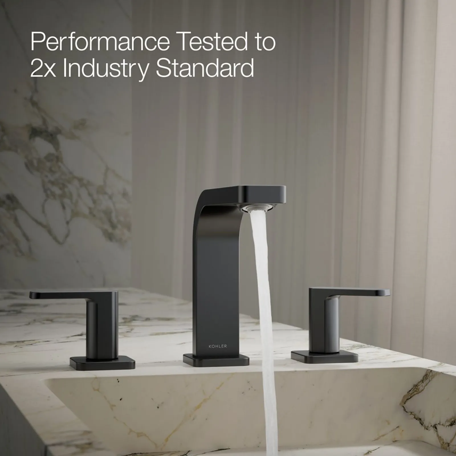 Widespread bathroom sink faucet, 1.0 gpm^Kohler New