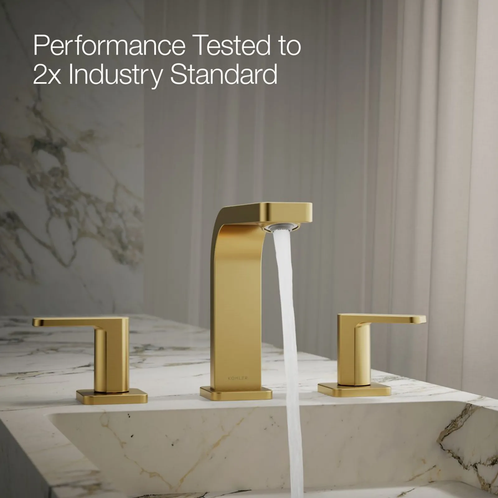 Widespread bathroom sink faucet, 1.0 gpm^Kohler New