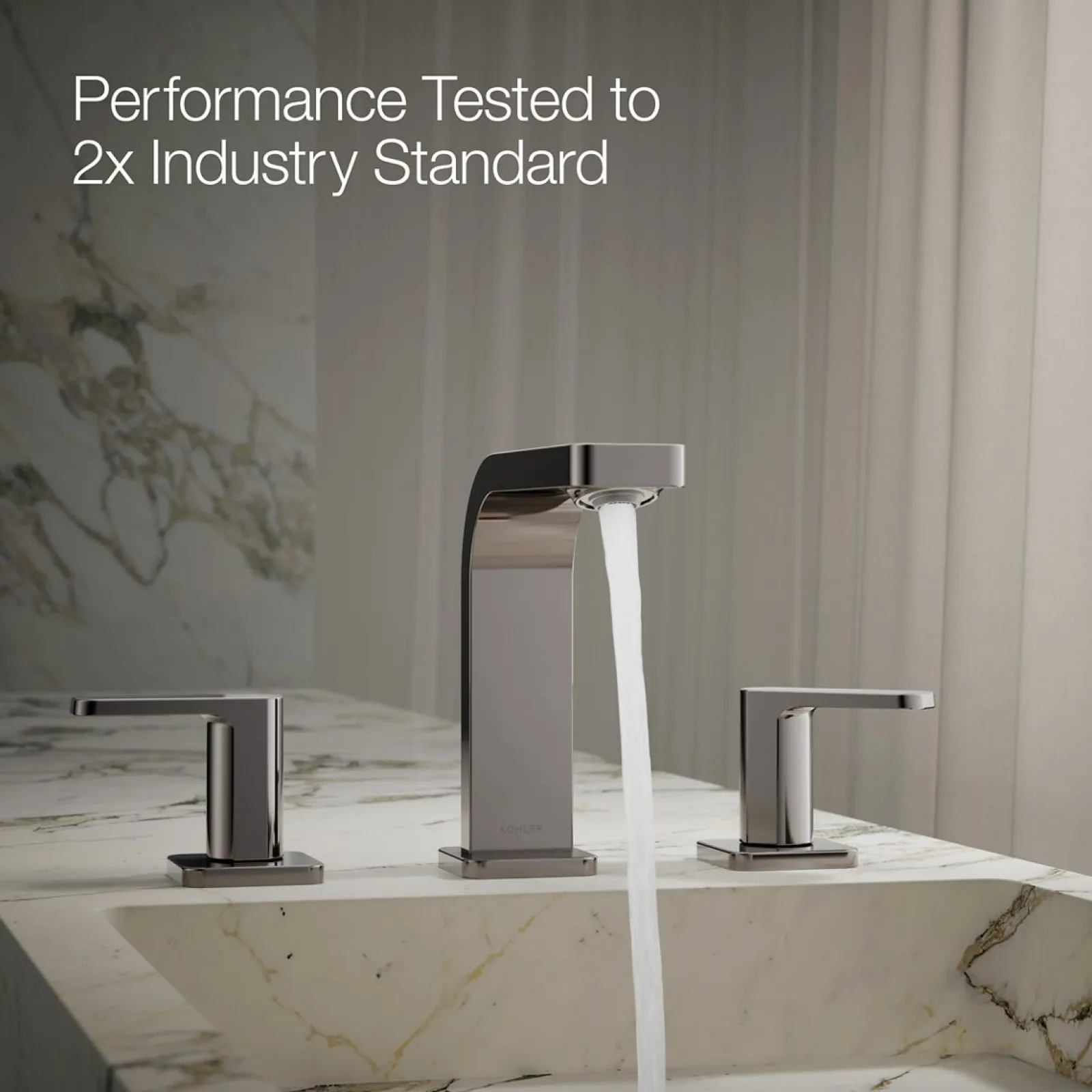 Widespread bathroom sink faucet, 1.0 gpm^Kohler New