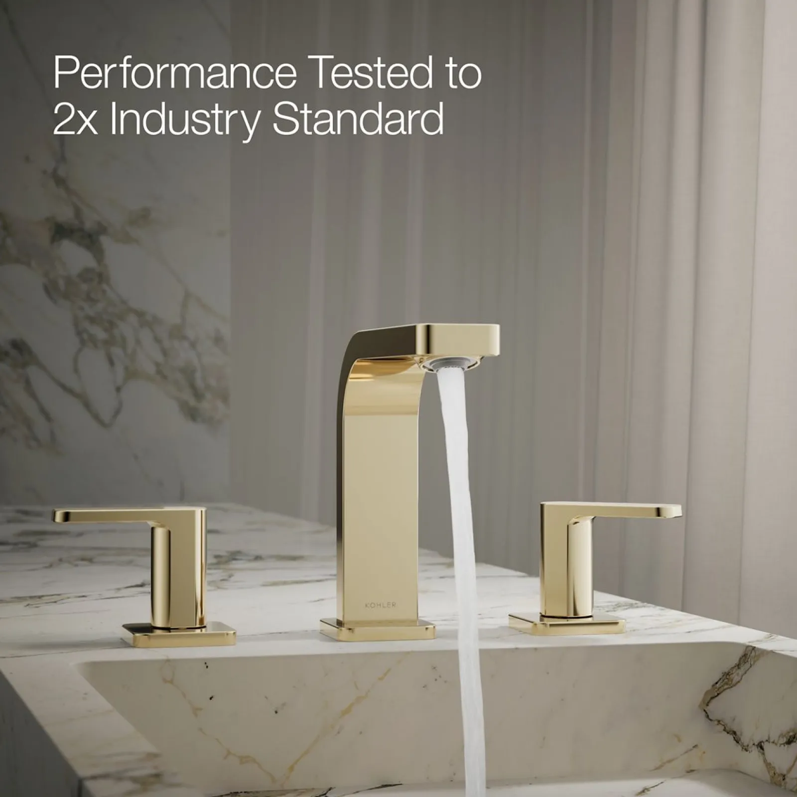 Widespread bathroom sink faucet, 1.0 gpm^Kohler New