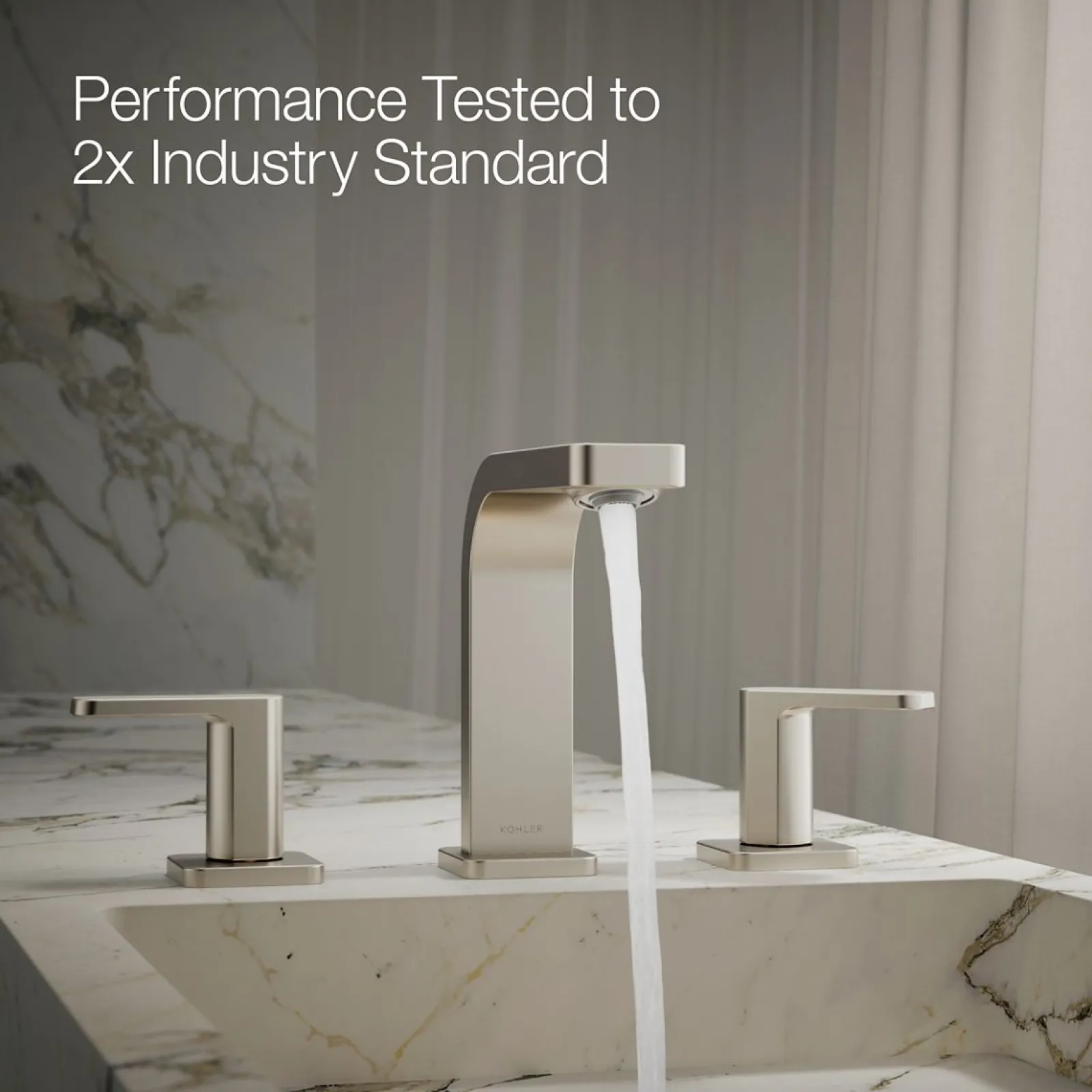 Widespread bathroom sink faucet, 1.2 gpm^Kohler Sale
