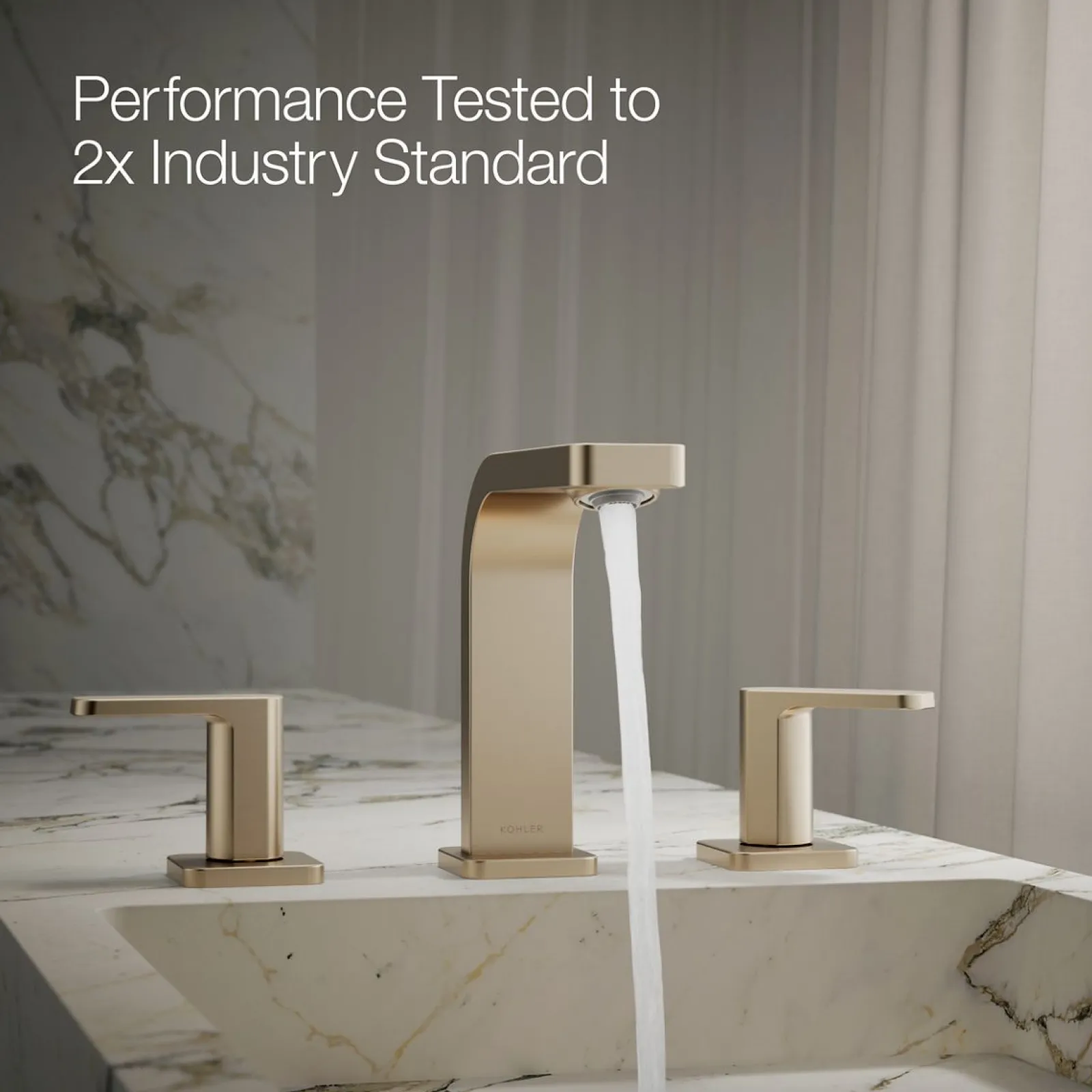 Widespread bathroom sink faucet, 1.2 gpm^Kohler Sale