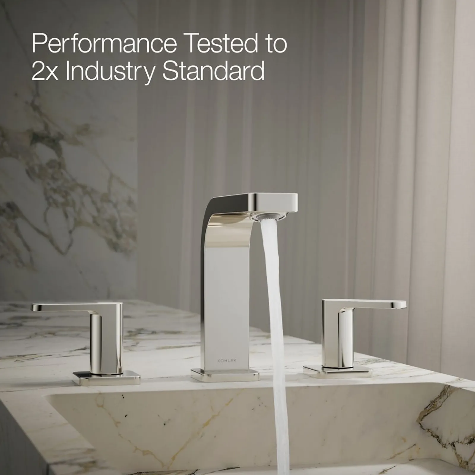 Widespread bathroom sink faucet, 1.2 gpm^Kohler Sale