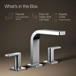 Widespread bathroom sink faucet, 1.2 gpm^Kohler Sale