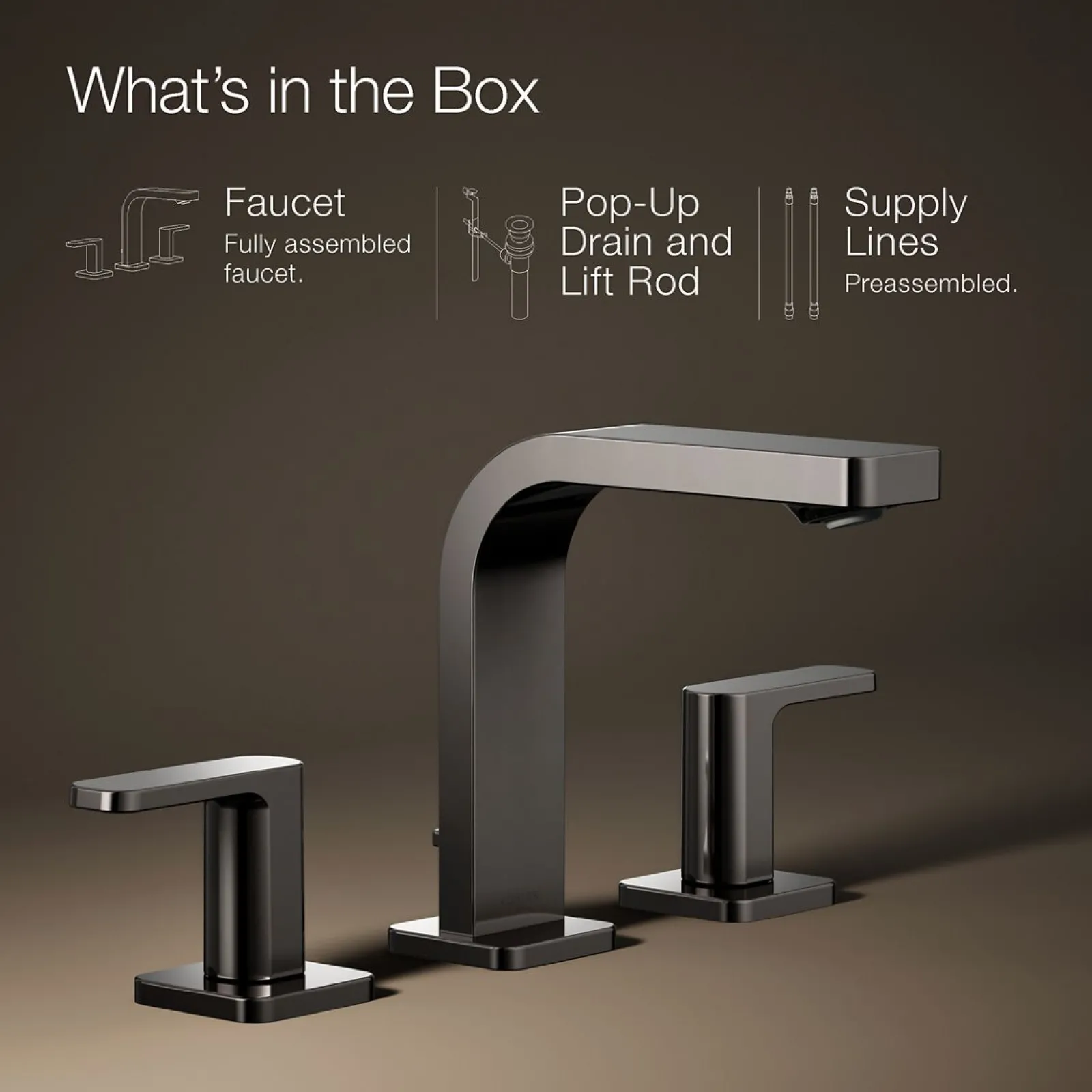 Widespread bathroom sink faucet, 1.2 gpm^Kohler Sale