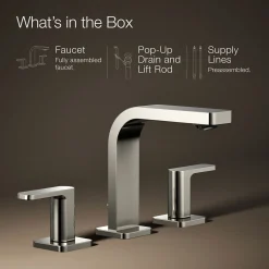 Widespread bathroom sink faucet, 1.2 gpm^Kohler Sale