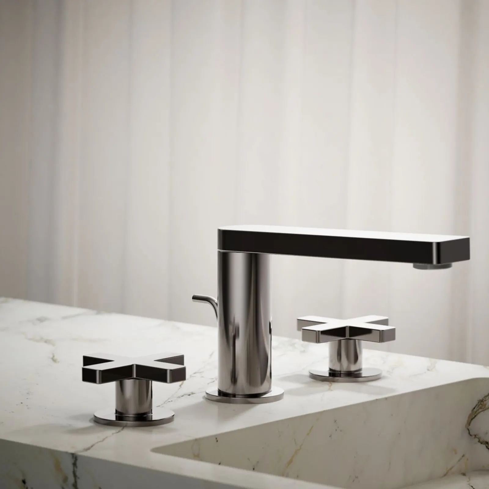 Widespread bathroom sink faucet with Cross handles, 1.2 gpm^Kohler Sale