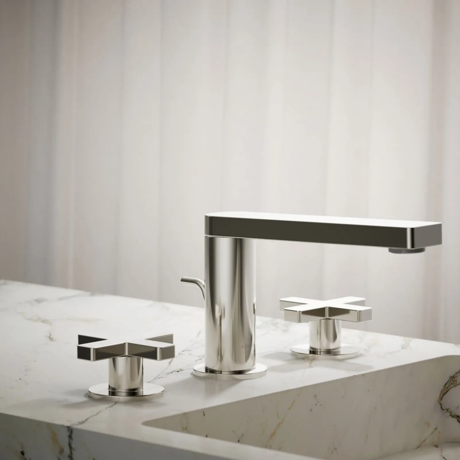 Widespread bathroom sink faucet with Cross handles, 1.2 gpm^Kohler Sale
