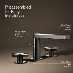 Widespread bathroom sink faucet with Cross handles, 1.2 gpm^Kohler Sale