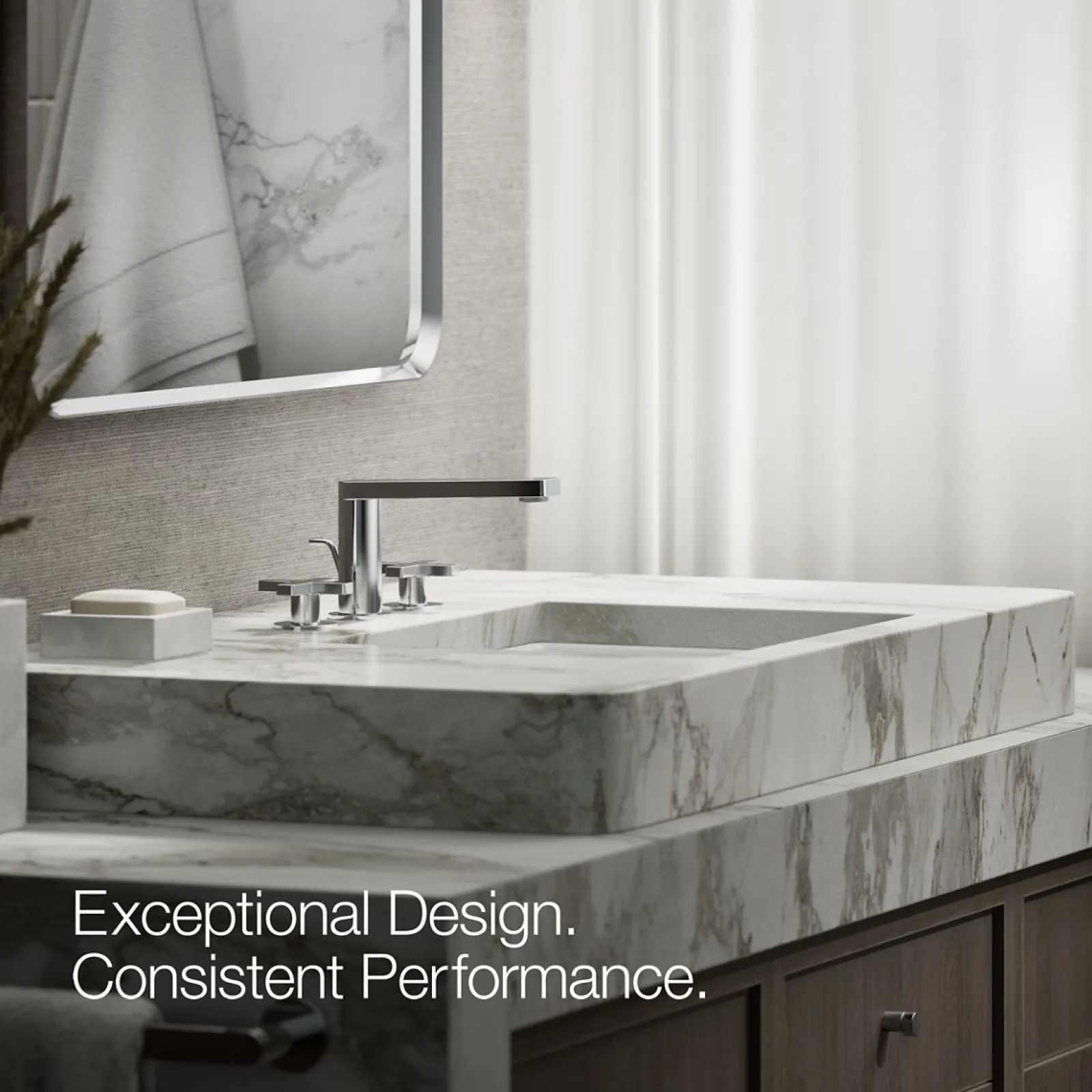 Widespread bathroom sink faucet with Cross handles, 1.2 gpm^Kohler Sale