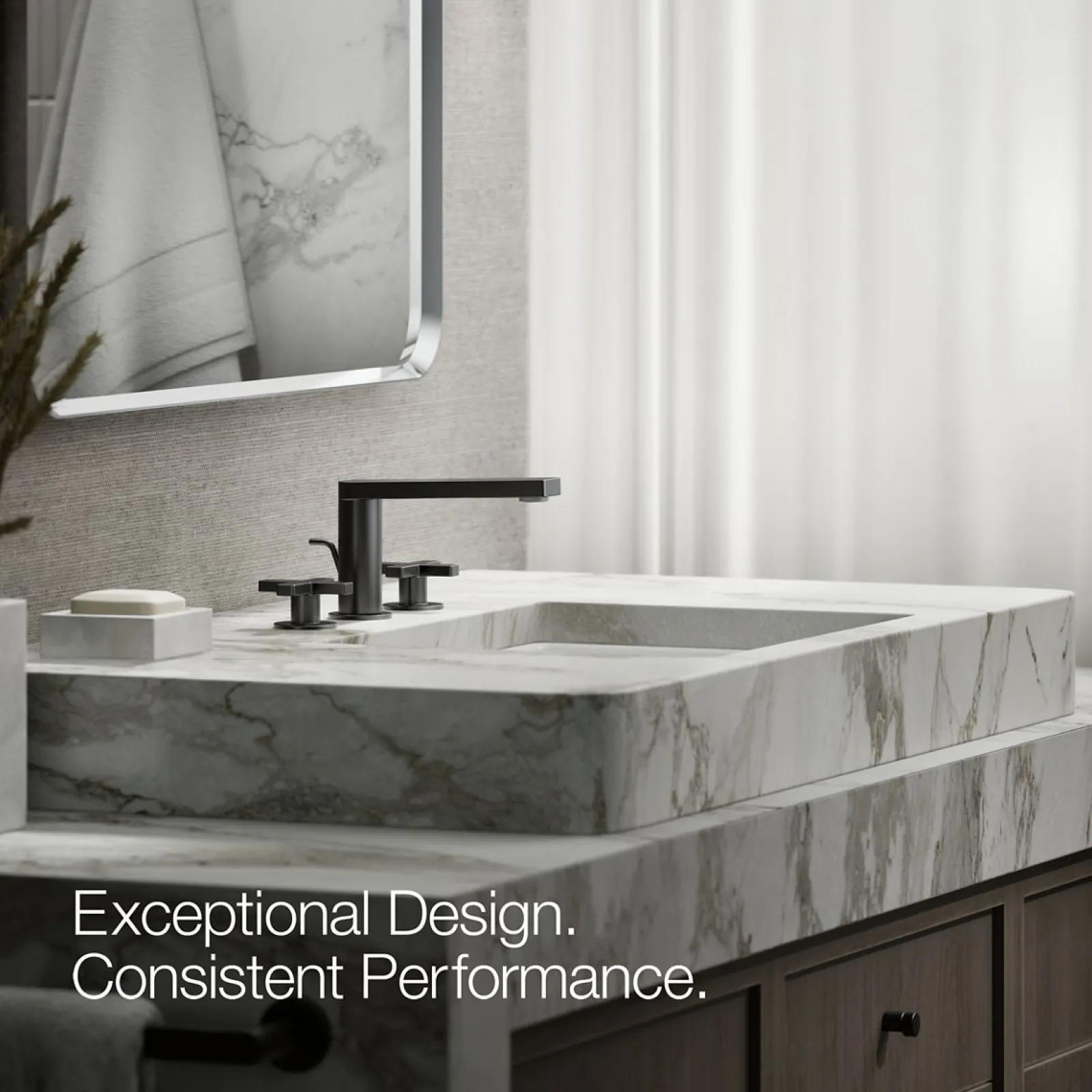 Widespread bathroom sink faucet with Cross handles, 1.2 gpm^Kohler Sale