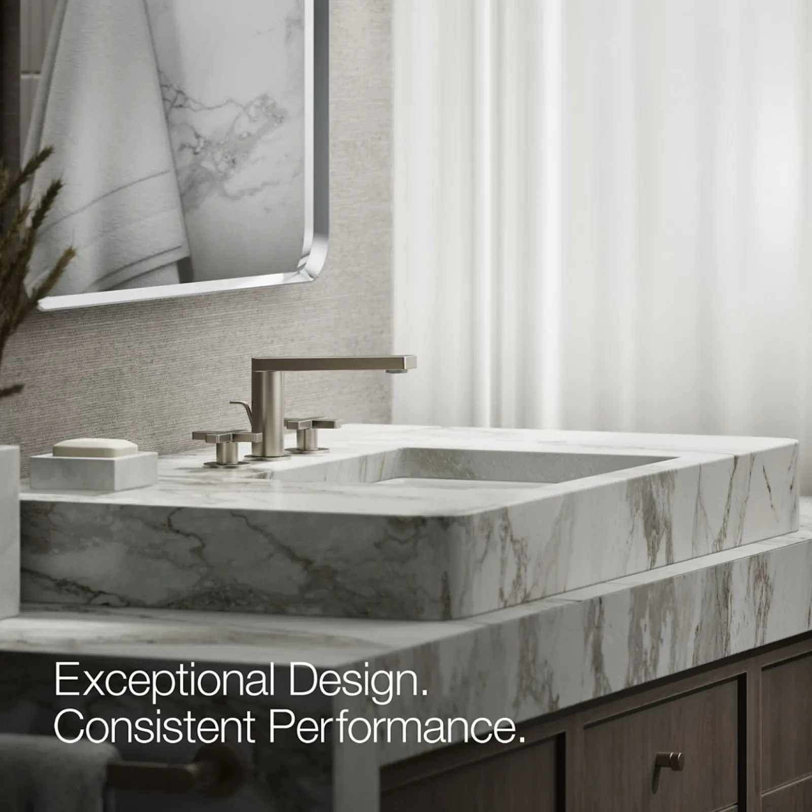 Widespread bathroom sink faucet with Cross handles, 1.2 gpm^Kohler Sale