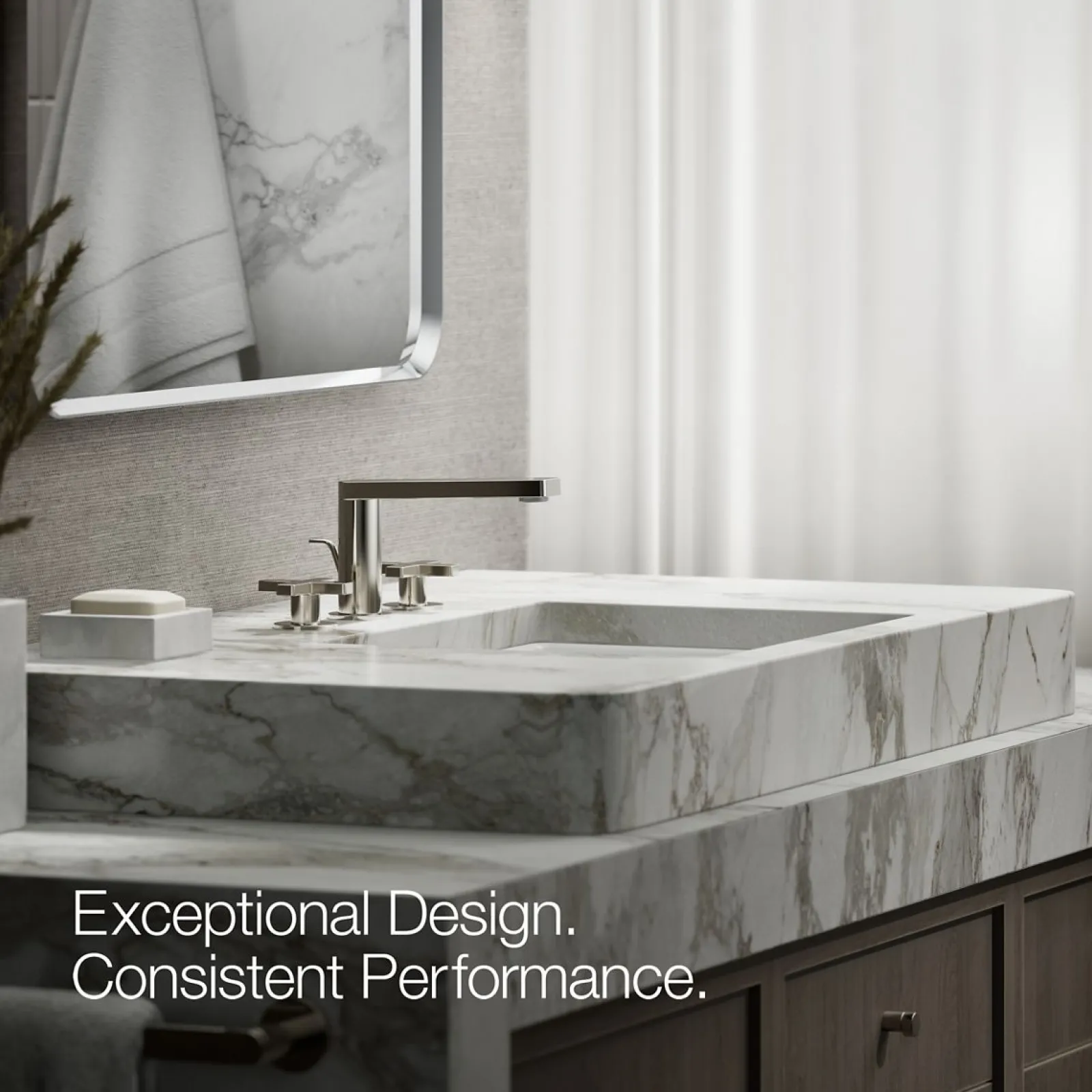 Widespread bathroom sink faucet with Cross handles, 1.2 gpm^Kohler Sale