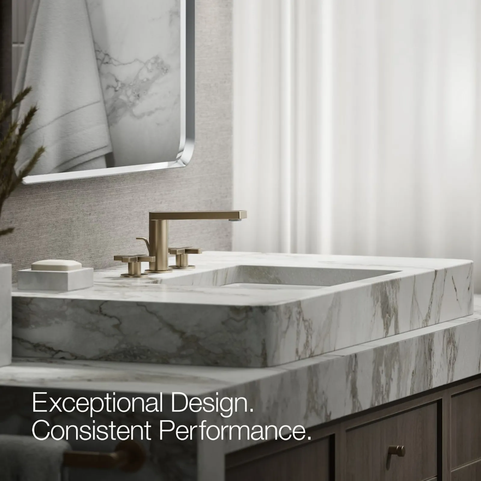 Widespread bathroom sink faucet with Cross handles, 1.2 gpm^Kohler Sale