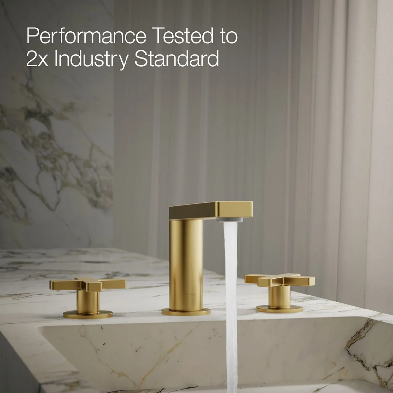 Widespread bathroom sink faucet with Cross handles, 1.2 gpm^Kohler Sale