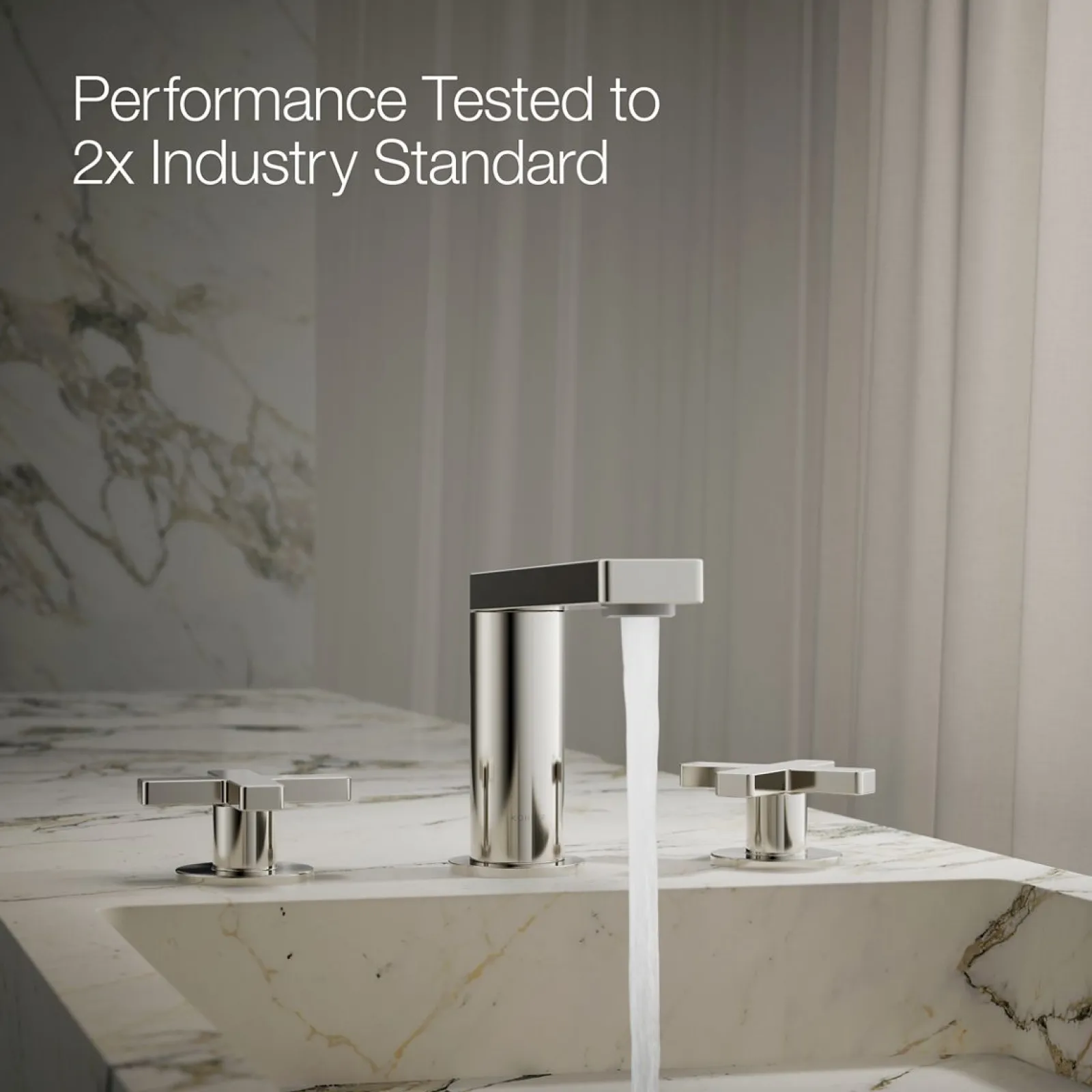 Widespread bathroom sink faucet with Cross handles, 1.2 gpm^Kohler Sale