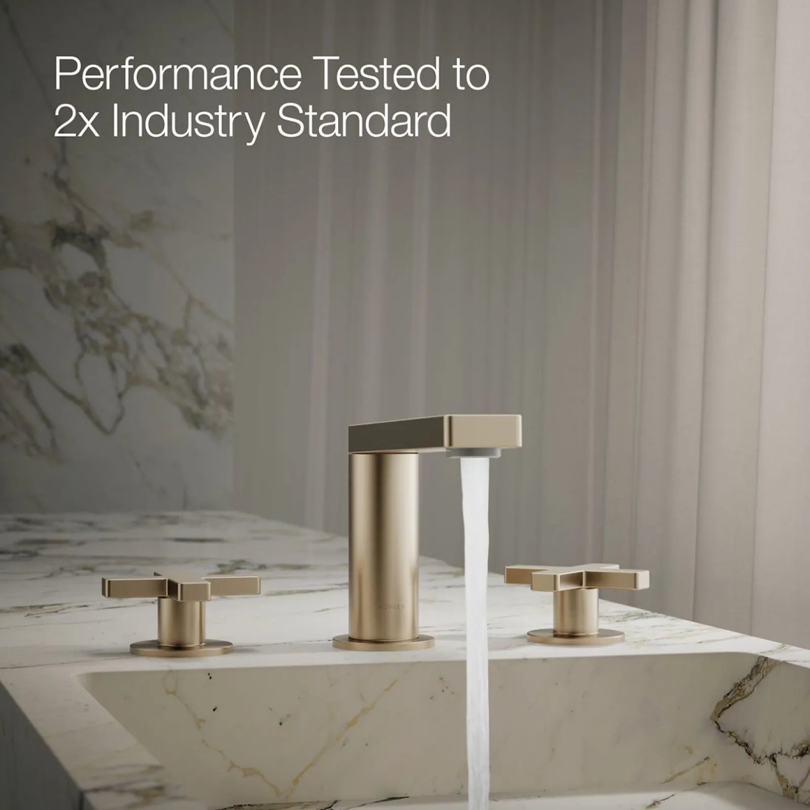 Widespread bathroom sink faucet with Cross handles, 1.2 gpm^Kohler Sale