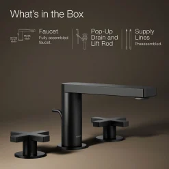 Widespread bathroom sink faucet with Cross handles, 1.2 gpm^Kohler Sale