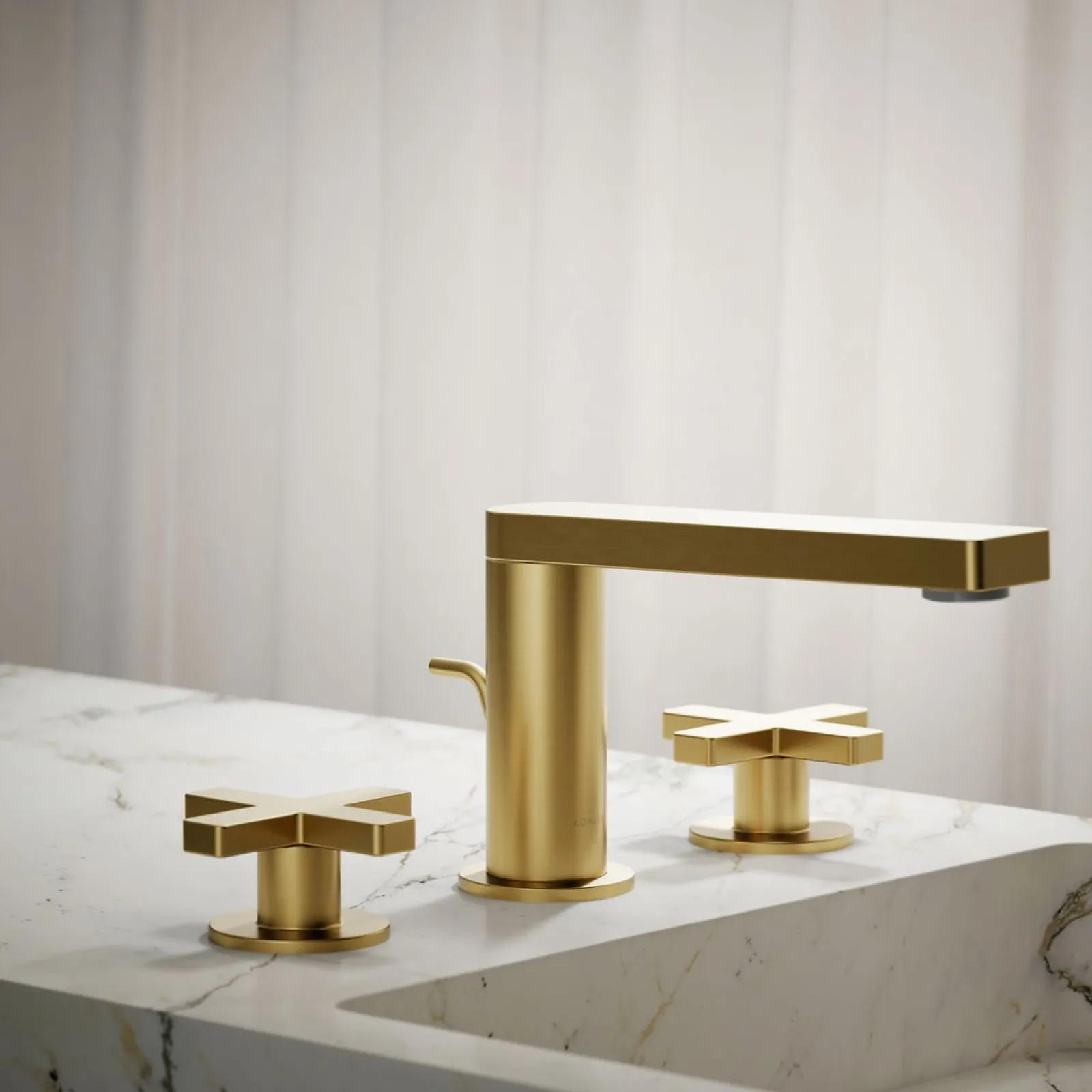 Widespread bathroom sink faucet with Cross handles, 1.2 gpm^Kohler Sale