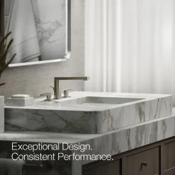 Widespread bathroom sink faucet with Lever handles, 1.2 gpm^Kohler Outlet