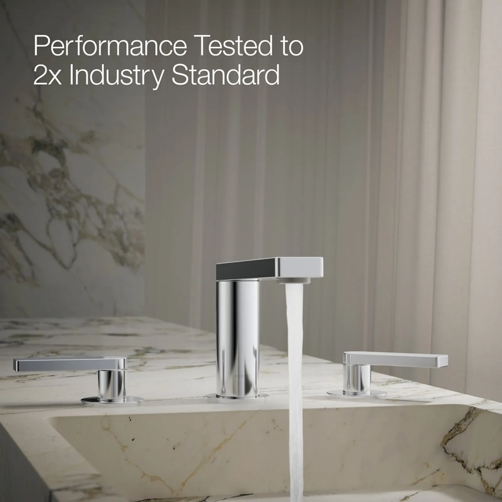 Widespread bathroom sink faucet with Lever handles, 1.2 gpm^Kohler Outlet