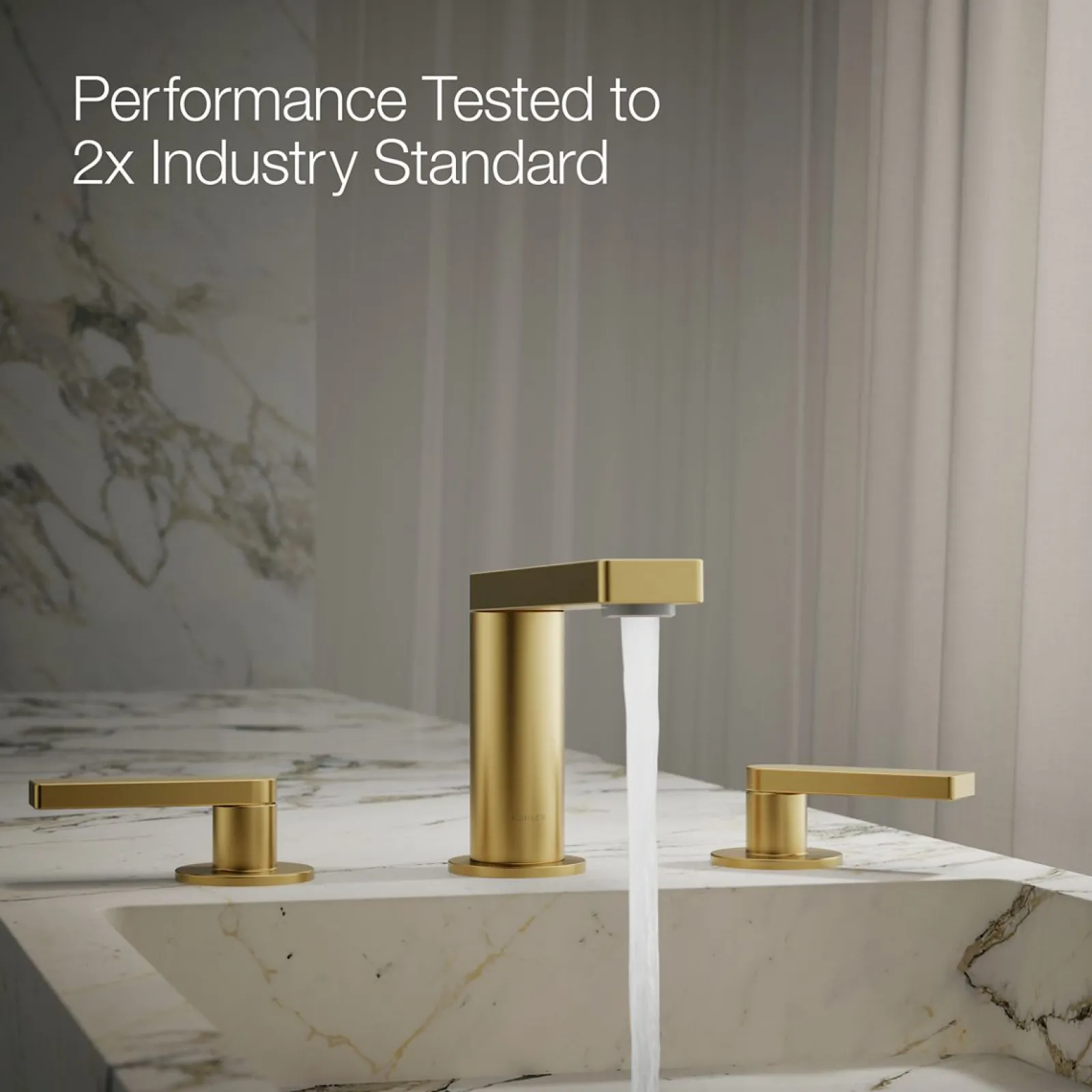 Widespread bathroom sink faucet with Lever handles, 1.2 gpm^Kohler Outlet